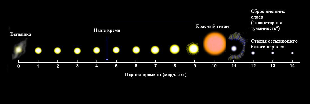 Жизненный цикл Солнца
