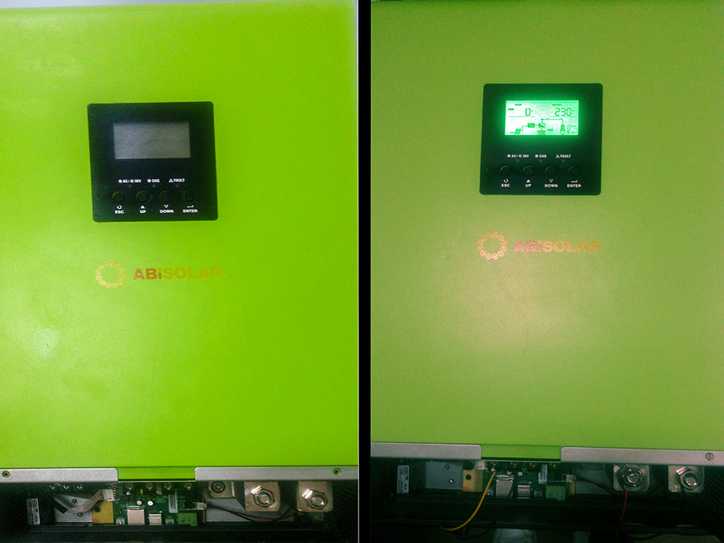 Инвертор Abi-Solar HT 5k до и после ремонта